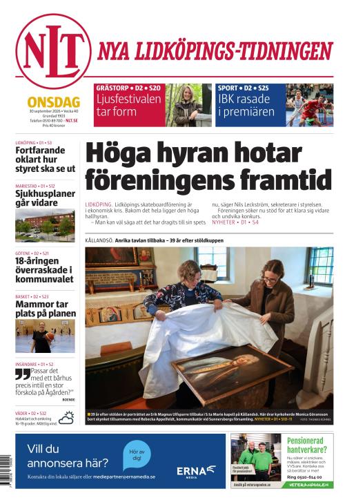Nya Lidköpings-Tidningen 30.9.2026