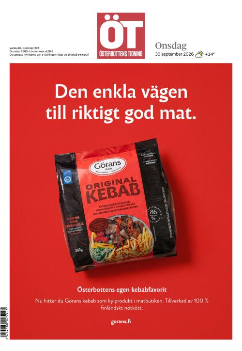 Österbottens Tidning 30.9.2026