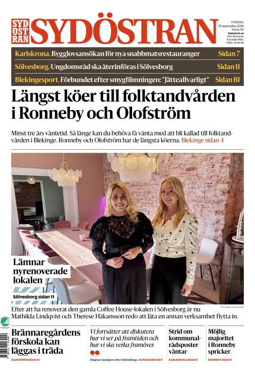 Sydöstran 30.9.2026