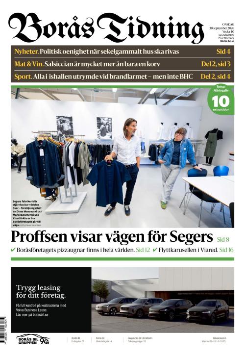 Borås Tidning 30.9.2026