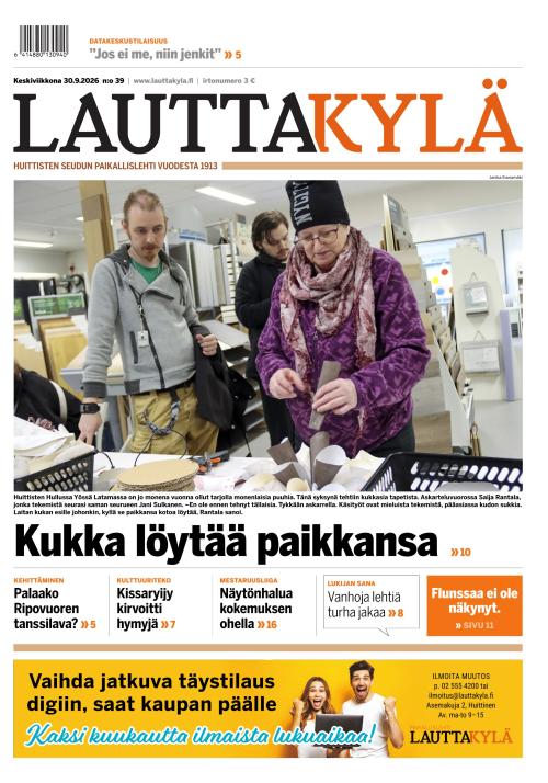 Lauttakylä-lehti 30.9.2026