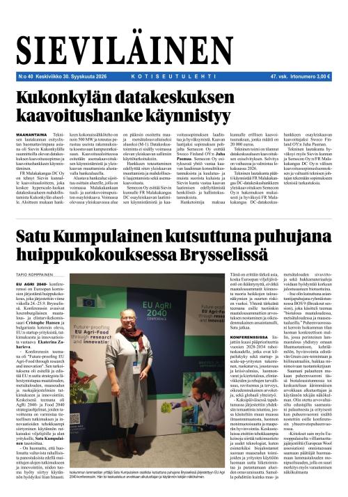 Sieviläinen 30.9.2026