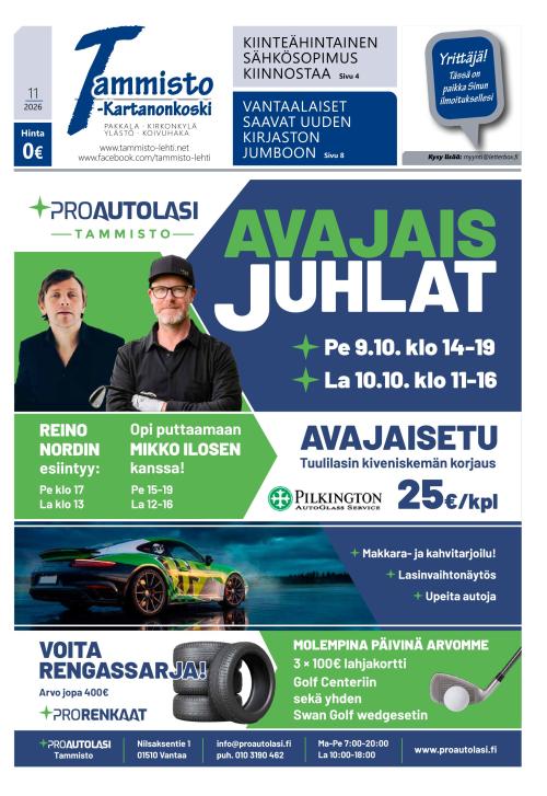 Tammisto-lehti 1.10.2026