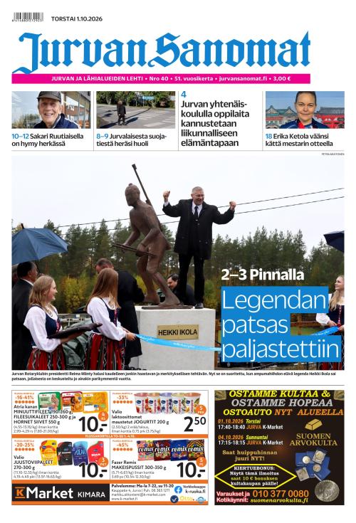 Jurvan Sanomat 1.10.2026