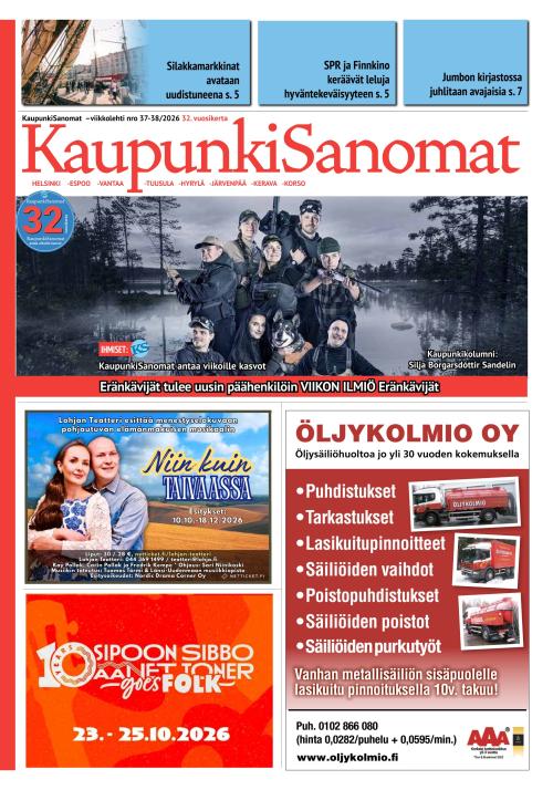 Kaupunkisanomat 2.10.2026