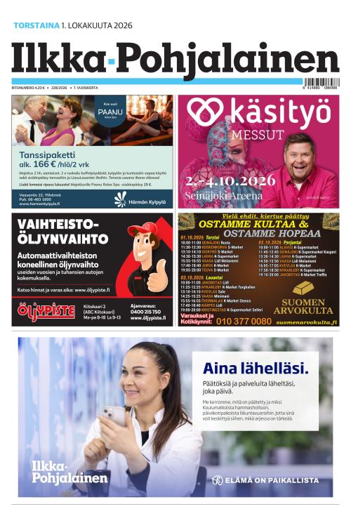 Ilkka-Pohjalainen 1.10.2026