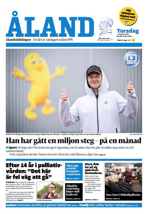 Ålandstidningen 1.10.2026
