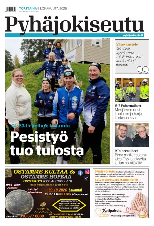 Pyhäjokiseutu 1.10.2026
