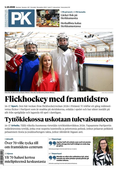 Paraisten kuulutukset 1.10.2026