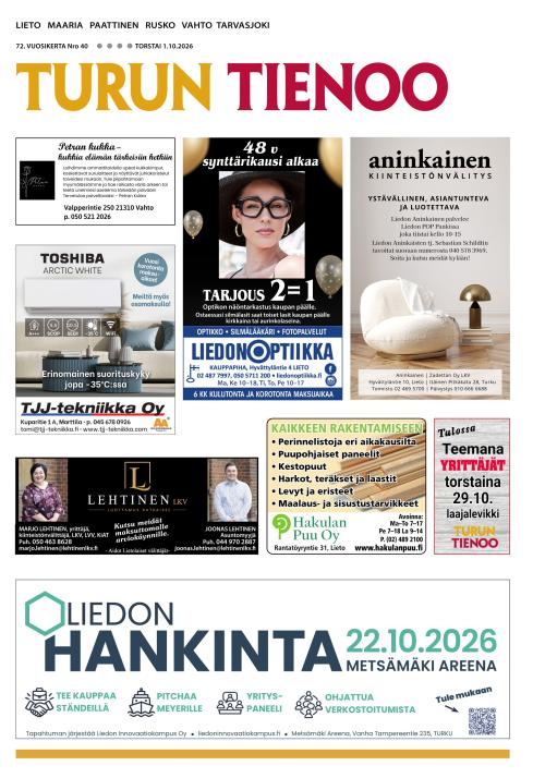 Turun Tienoo 1.10.2026