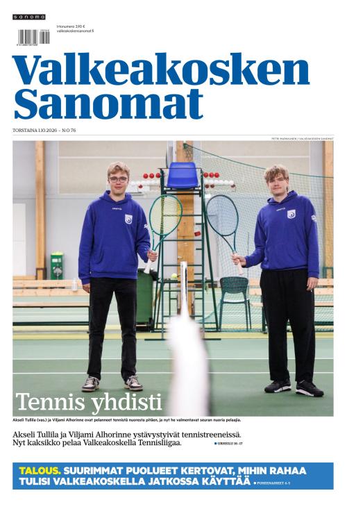 Valkeakosken Sanomat 1.10.2026