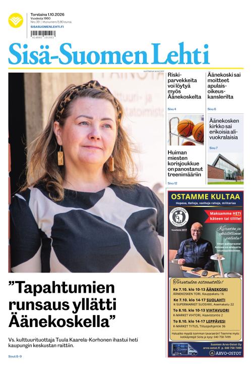Sisä-Suomen Lehti 1.10.2026