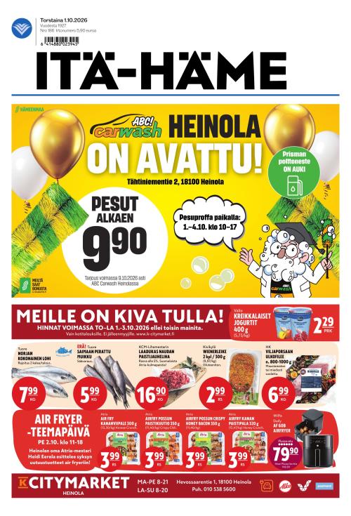Itä-Häme 1.10.2026