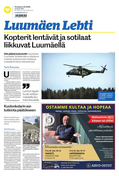 Luumäen Lehti 1.10.2026