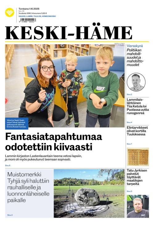 Keski-Häme 1.10.2026