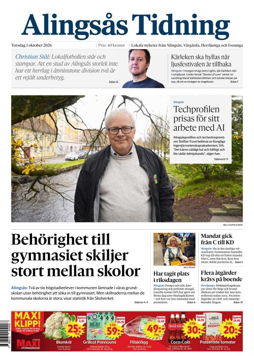 Alingsås Tidning 1.10.2026