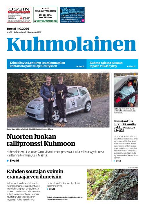 Kuhmolainen 1.10.2026