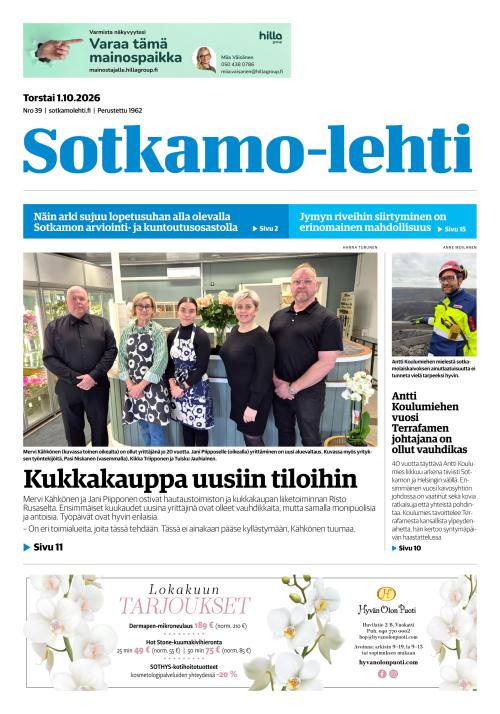 Sotkamo-lehti 1.10.2026