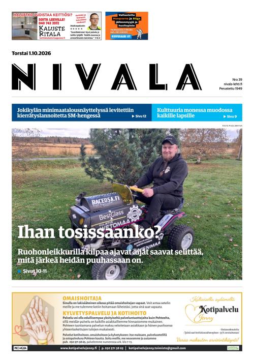 Nivala-lehti 1.10.2026