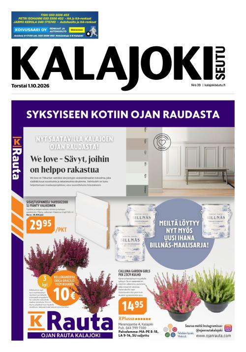 Kalajokiseutu 1.10.2026