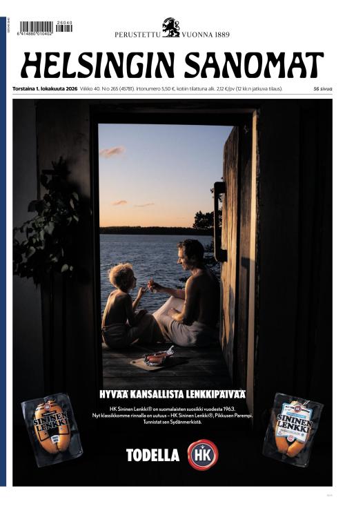 Helsingin Sanomat 1.10.2026
