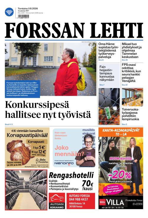Forssan Lehti 1.10.2026