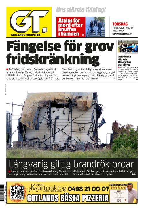 Gotlands Tidningar 1.10.2026