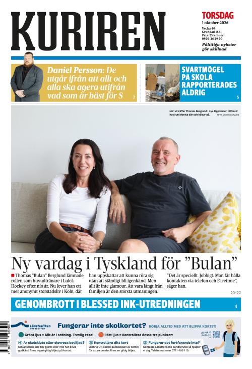 Norrbottens-kuriren 1.10.2026