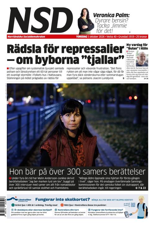 Norrländska Socialdemokraten 1.10.2026