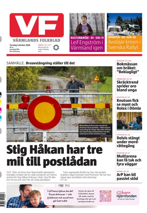 Värmlands Folkblad 1.10.2026