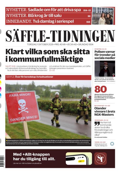 Säffle-Tidningen 1.10.2026