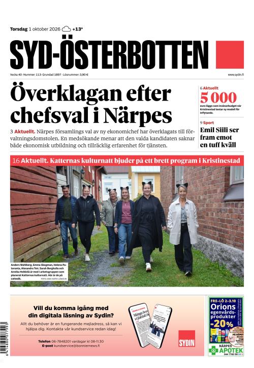Syd-Österbotten 1.10.2026