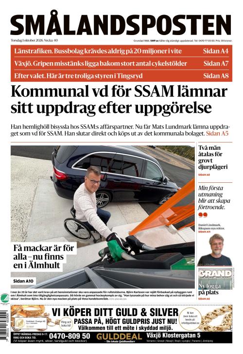 Smålandsposten 1.10.2026