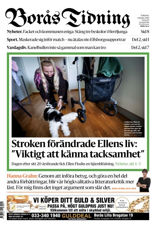 Borås Tidning 1.10.2026