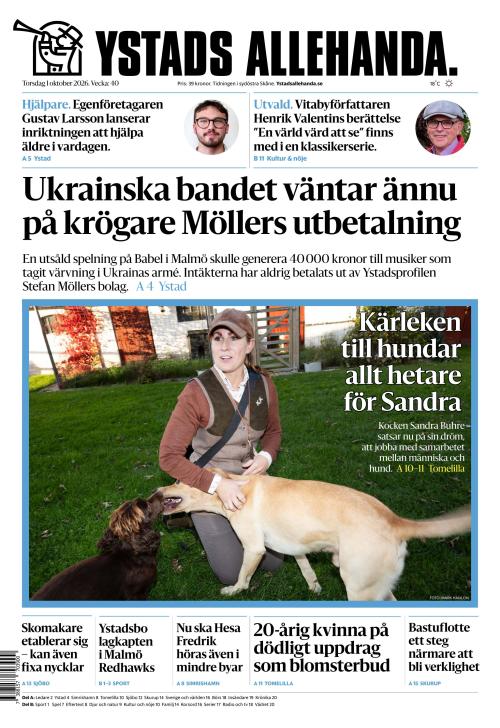 Ystads Allehanda 1.10.2026
