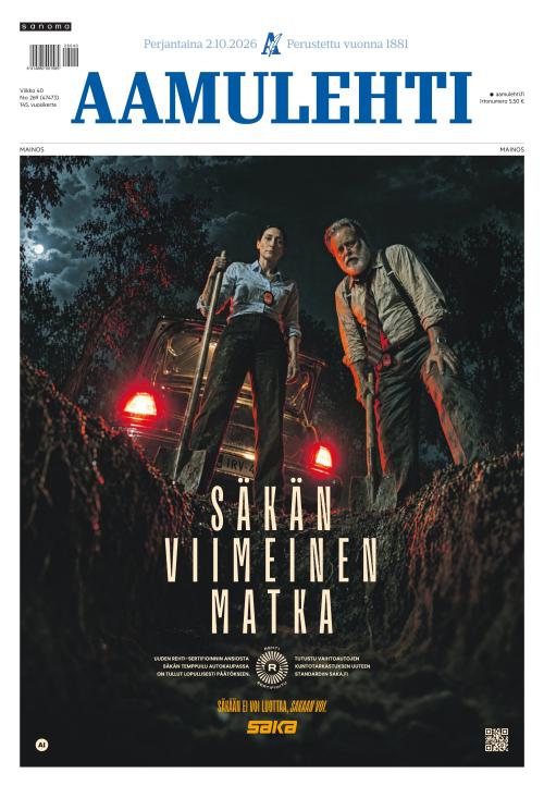 Aamulehti 2.10.2026