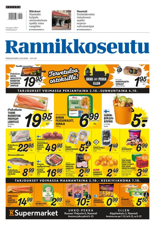 Rannikkoseutu 2.10.2026