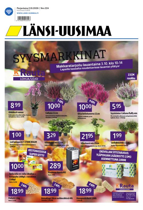 Länsi-Uusimaa 2.10.2026