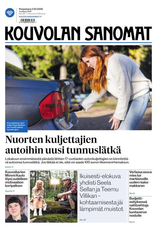 Kouvolan Sanomat 2.10.2026