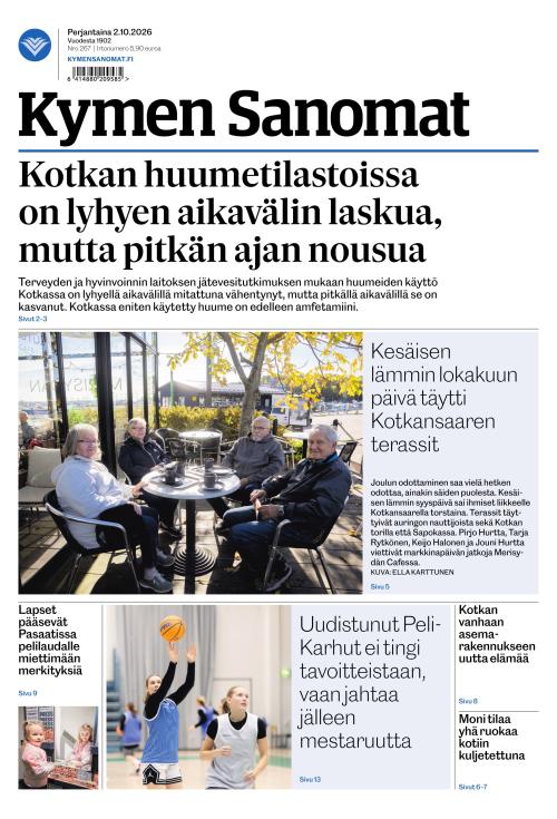 Kymen Sanomat 2.10.2026