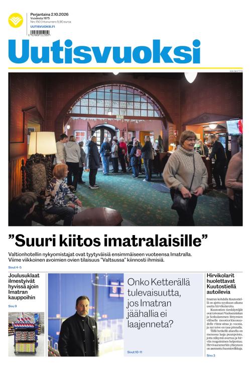 Uutisvuoksi 2.10.2026