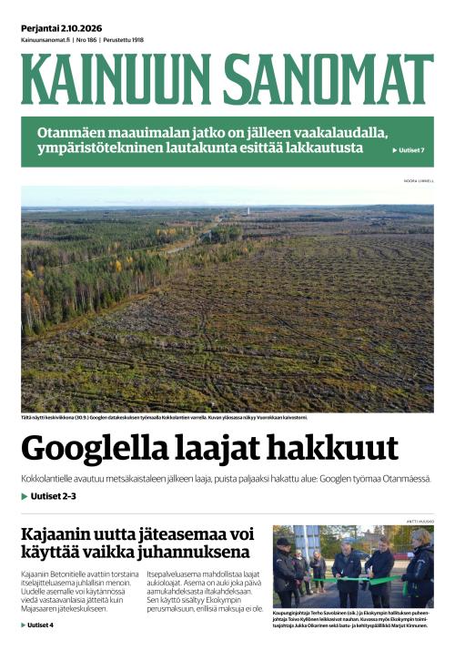 Kainuun Sanomat 2.10.2026