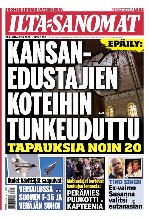 Ilta-Sanomat 2.10.2026