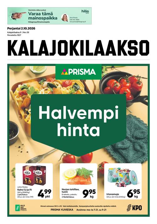 Kalajokilaakso ja Kalajaska 2.10.2026