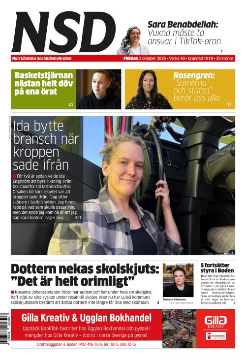 Norrländska Socialdemokraten 2.10.2026