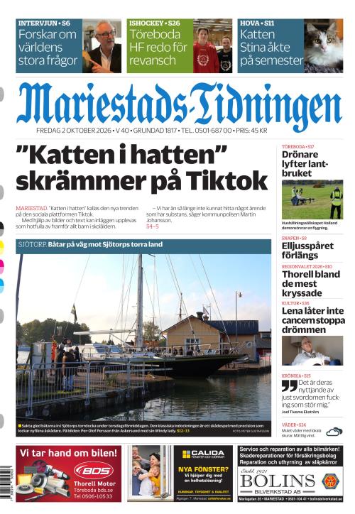 Mariestads-Tidningen 2.10.2026