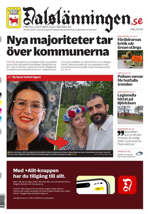 Dalslänningen 2.10.2026