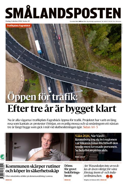 Smålandsposten 2.10.2026