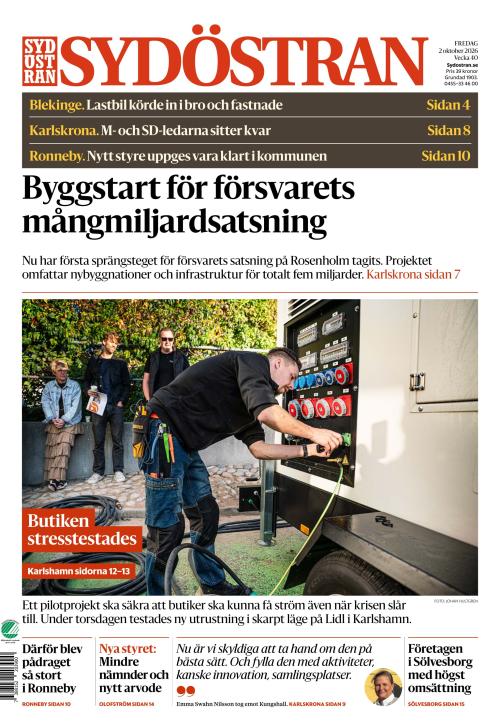 Sydöstran 2.10.2026