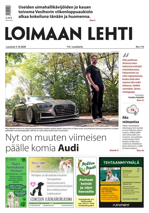 Loimaan Lehti 3.10.2026